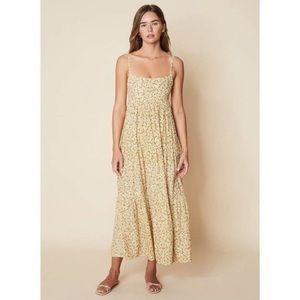 Faithfull The Brand Corvina Midi Dress Size Medium